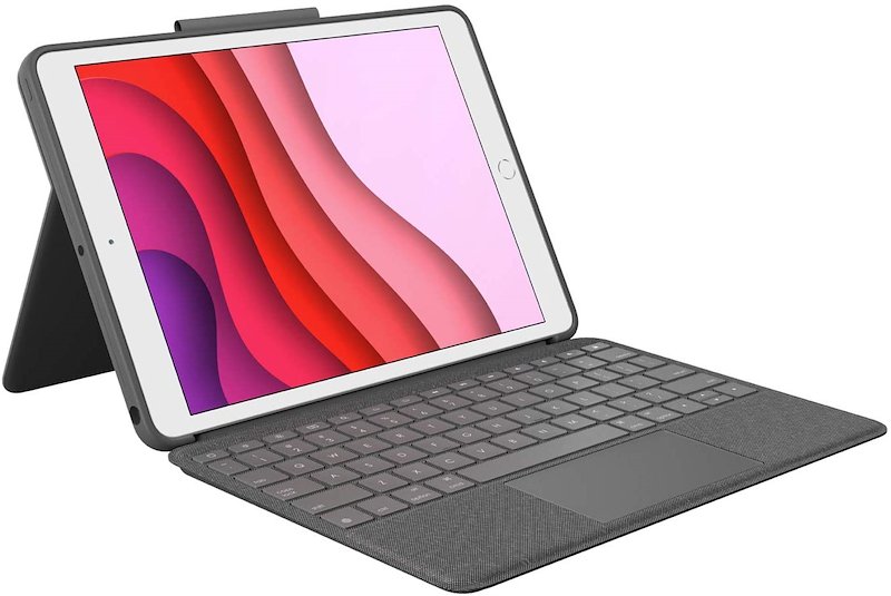 LOGITECH - Combo Touch iPad 7a gen - Grigio