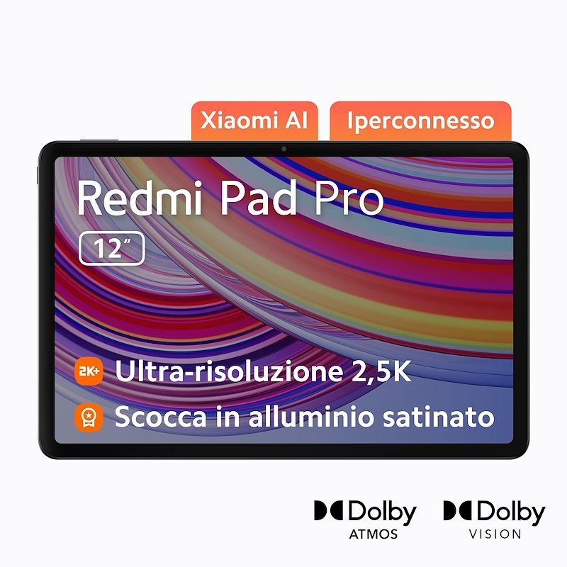 Xiaomi Tablet Redmi Pad Pro 5G 6/128GB 35eu Grigio - Telecomunicazione Xiaomi Tablet Redmi Pad Pro 5G 6/128GB 35eu Grigio
