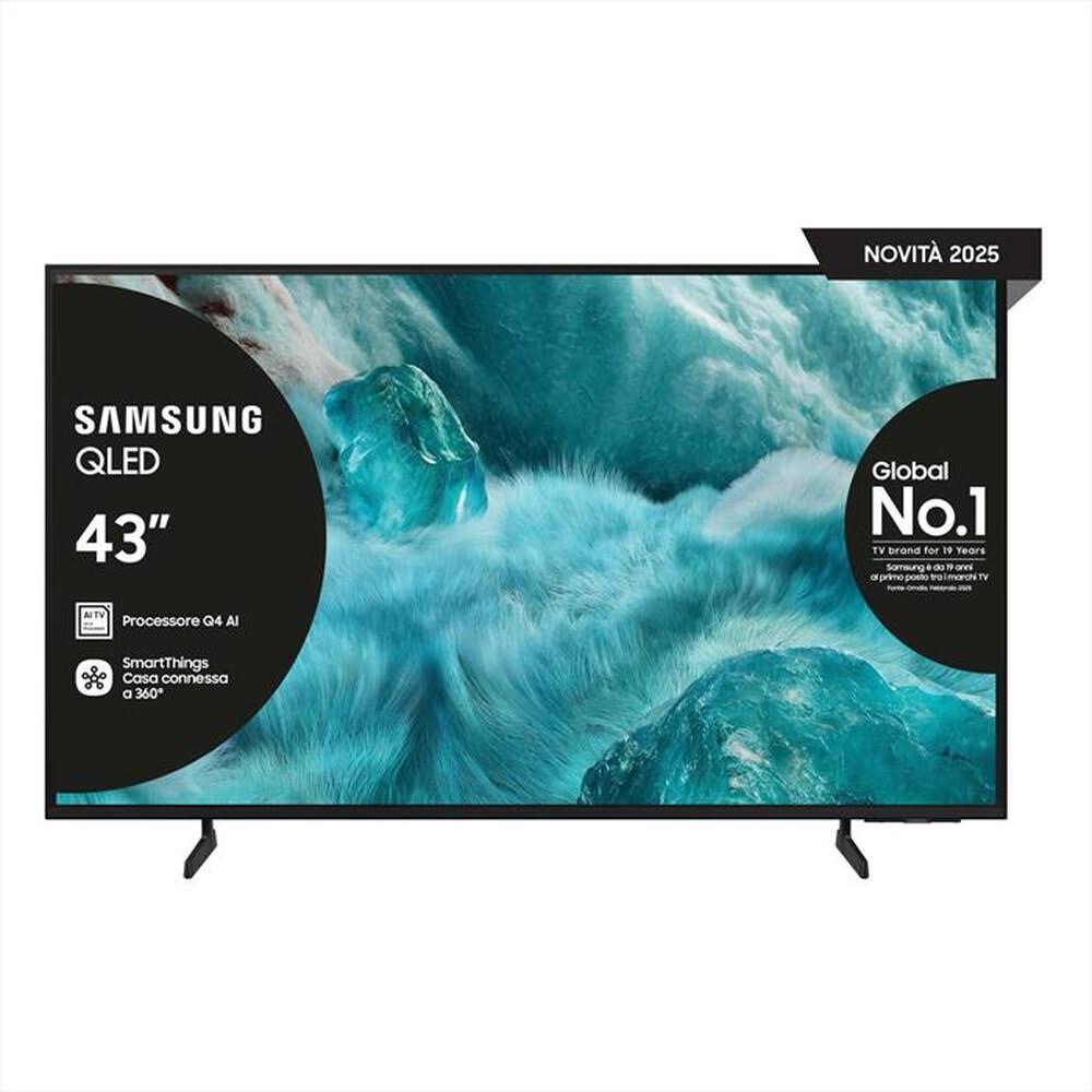 Samsung TV Qled 43" Qe43q7faauxzt Black