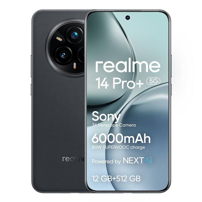 Realme 14 Pro+ 5g 12 / 512 GB Suede Grey
