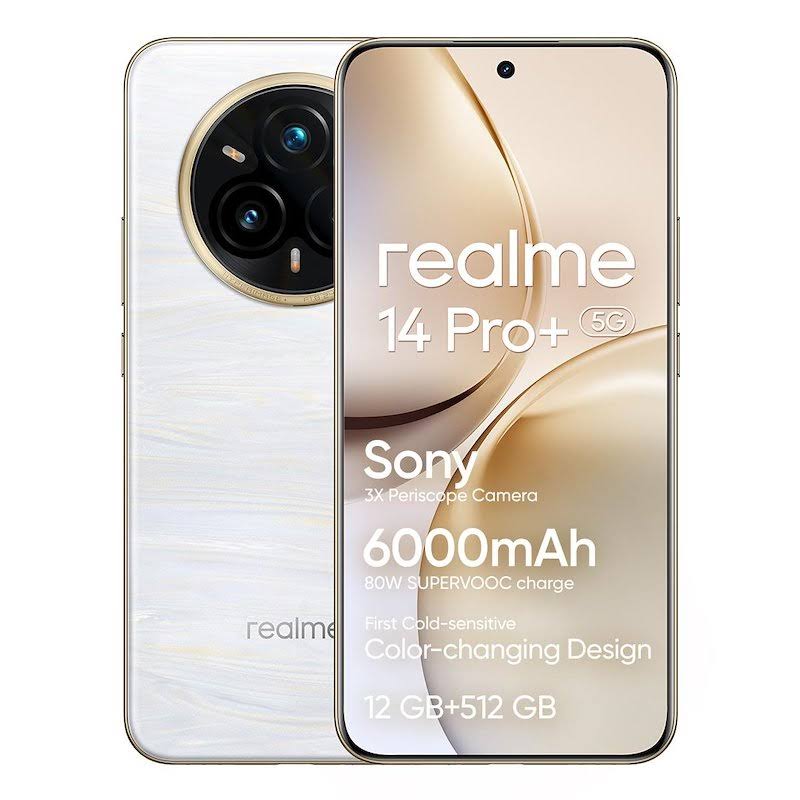 Realme 14 Pro+ 5g 12 / 512 GB Pearl White