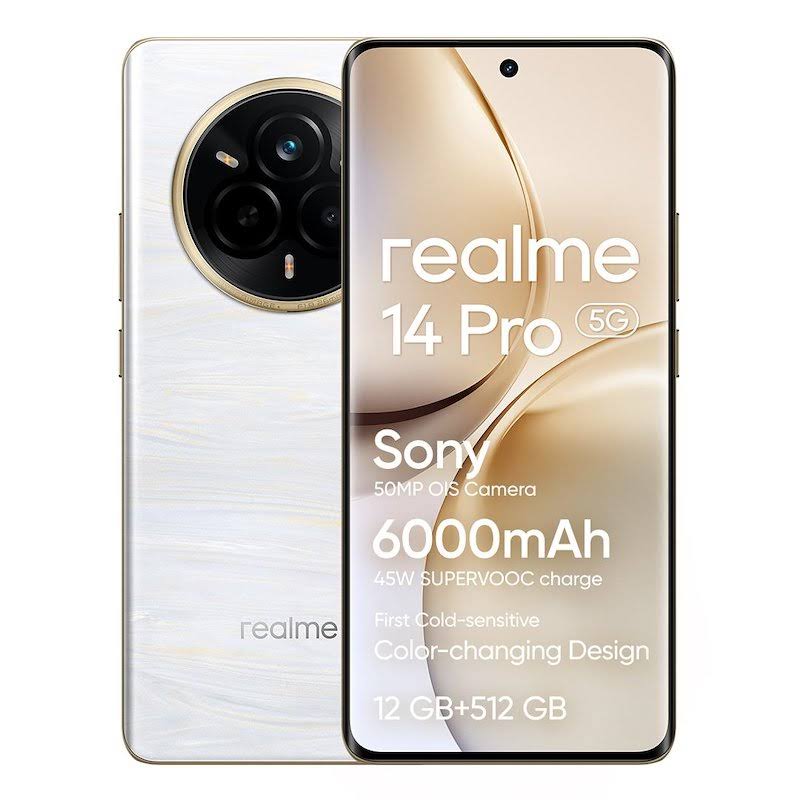 Realme 14 Pro 5g 12/512 GB Pearl White Realme 14 Pro 5g 12/512 GB Pearl White