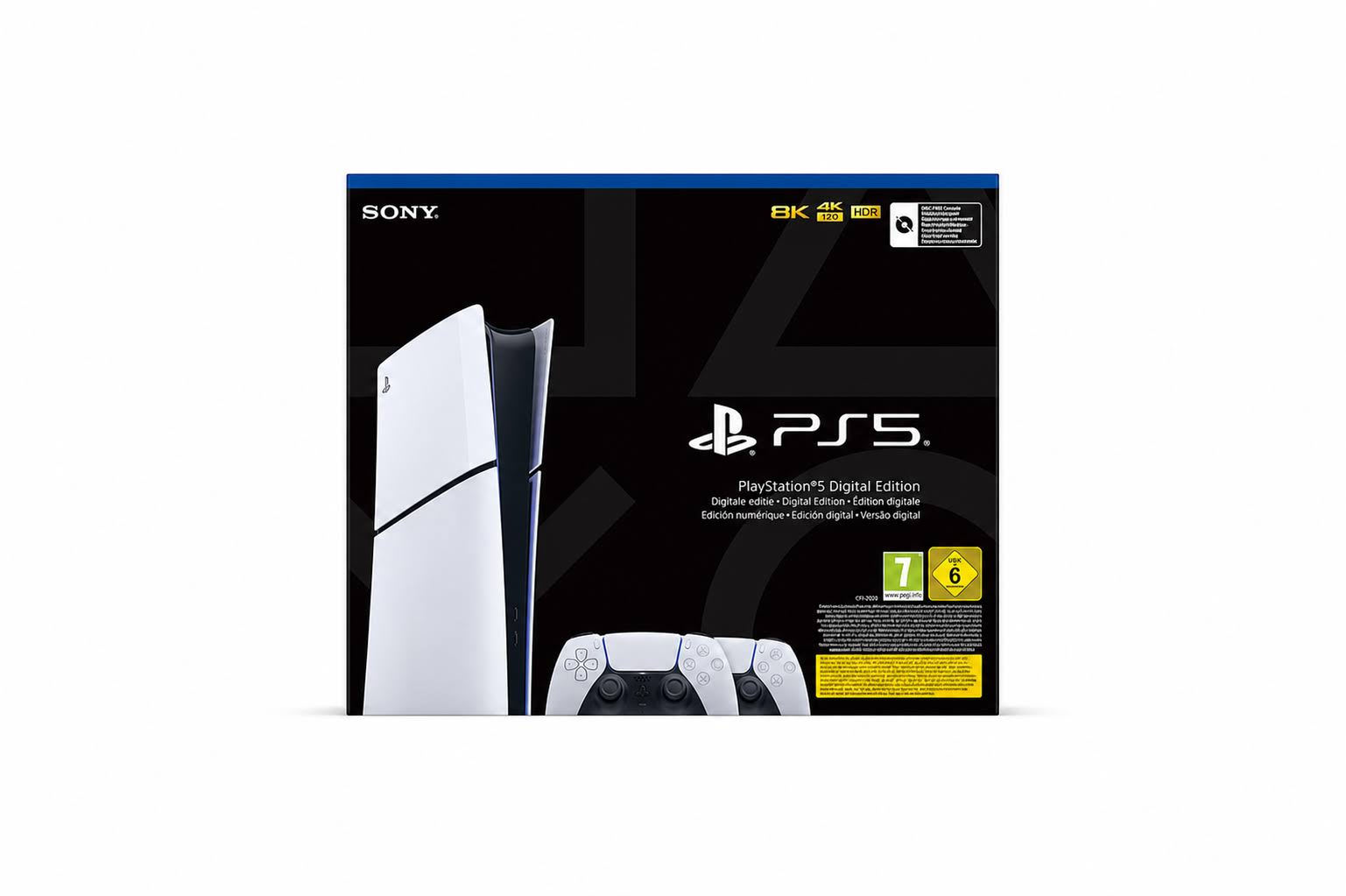 Sony PS5 Digital D + 2 DualSense White